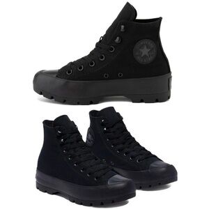 Converse Chuck Taylor All Star Lugged Black Monochrome  High Top Sneakers
